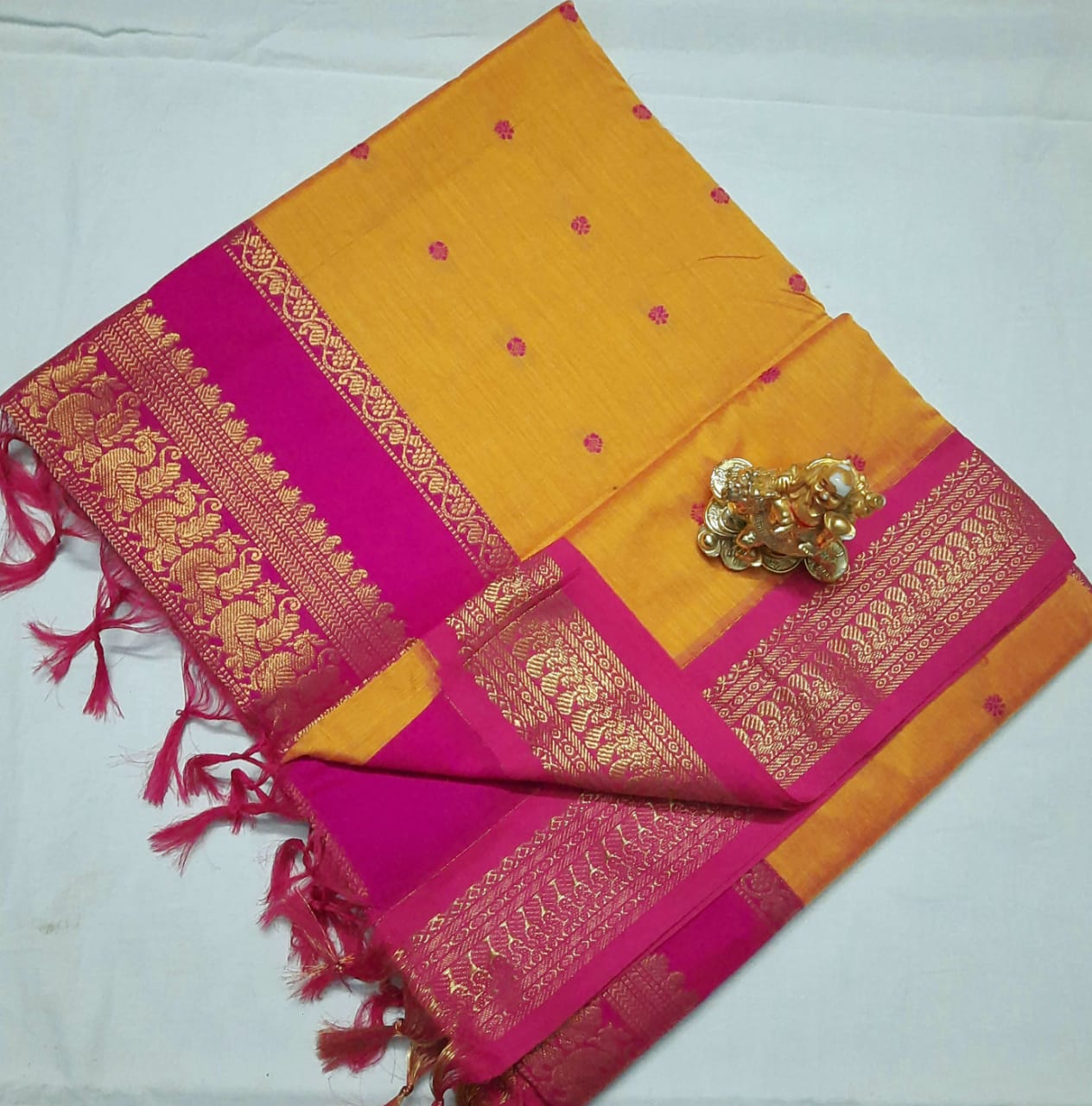 Lata Gadwal Saree or Kalyani Cotton Saree - Ladykart